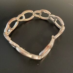 Silver tone bracelet